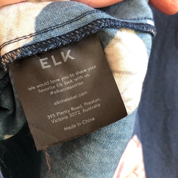 Elk the Label oversized printed top - Picture 7 of 10